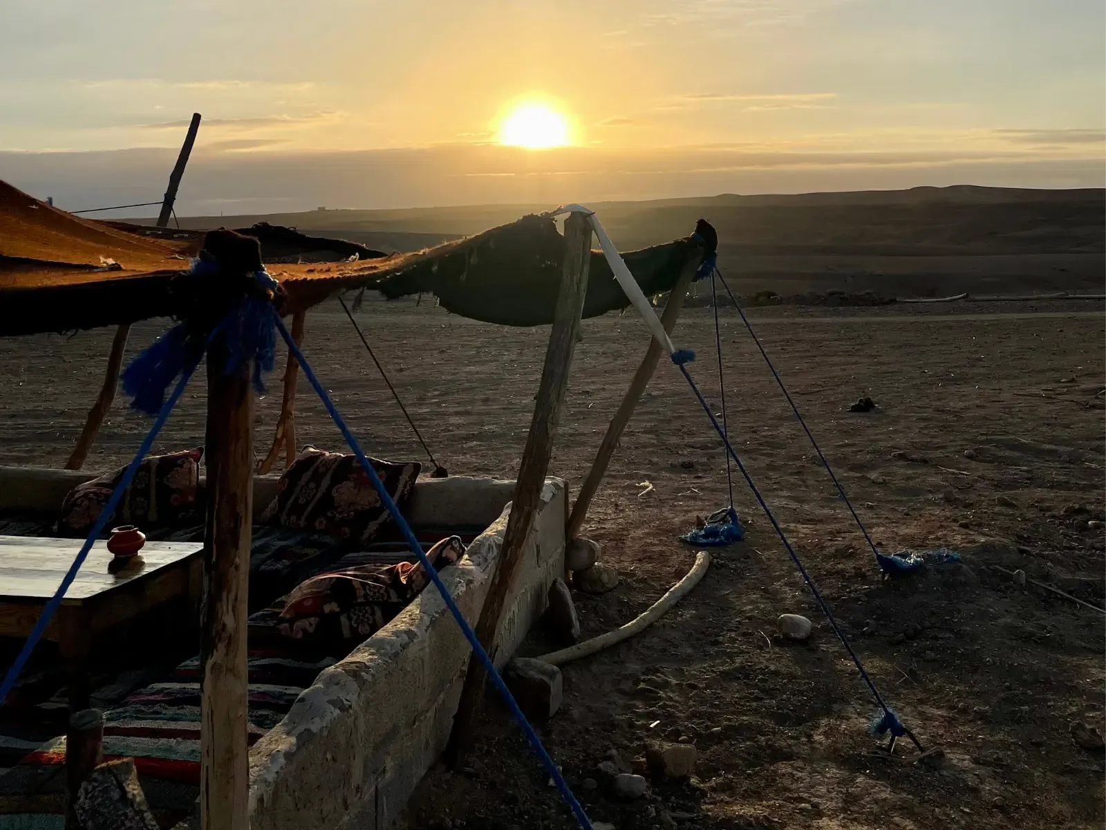 Agafay Desert sunset