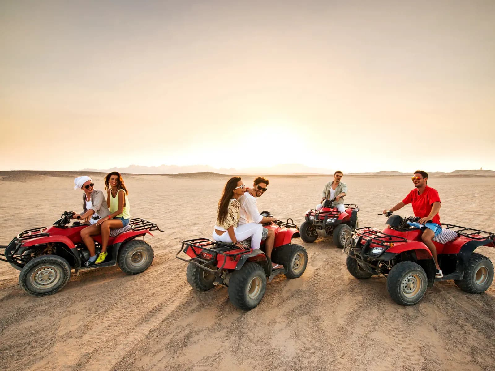 Quad biking through Marrakech's Palmeraie palm groves